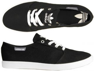Adidas Schuhe Originals Plimsole 2 Canvas black/white schwarz 41,42,43