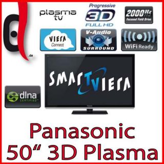 Panasonic TX P 50 UT50E piano black 50 Zoll 127cm 3D Plasma TV FULL HD