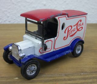 Vintage Lesney Toys Matchbox Ford Model T Pepsi Cola Van 1978