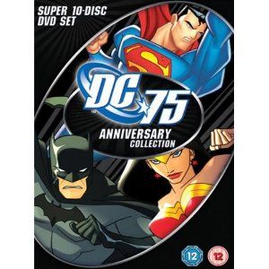 DC COMICS 75TH ANNIVERSARY DVD BOXSET NEW DC UNIVERSE