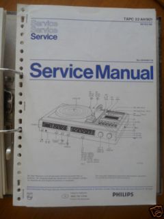 Service Manual Philips TAPC 22 AH 901 HiFi Sys,ORIGINAL