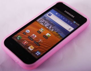 i9003 Galaxy S Silikon Gummi Hülle Tasche Silicon Case Rosa Pink #910