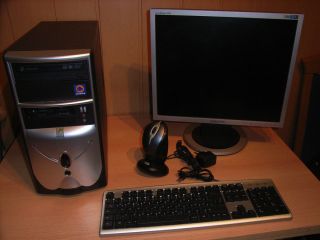 Komplett PC Piranha AV64 V2 0 Monitor Samsung SyncMaster 940N 19 160GB
