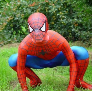 Cosplay Lycra Spandex Spider man Gay Fetisch Kostüme Leotard skin