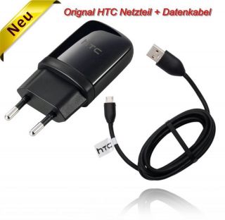 Orig. HTC USB Netzteil Ladekabel Ladegerät Datenkabel für HTC
