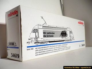 Märklin HO 34619 Elektrolok Re 4/4 Serie 460 der SBB in OVP