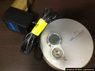 Sony D EJ753 CD R/RW Portable cd player mit netzadapter Discman 1A