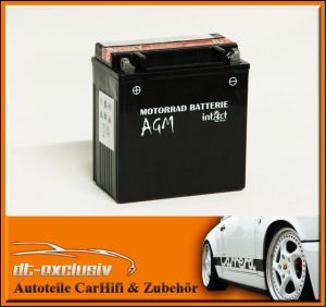 YTX12 BS AGM 12V 10AH Intact Motorradbatterie DIN51012