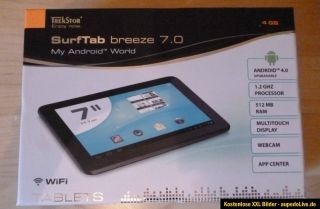 TrekStor SurfTab Breeze 7.0 4GB, WLAN, Tablet Pc Android Pad Webpad