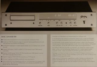 Erstklassig BURMESTER 939 CD Player in Chrom mit System Fernbedienung