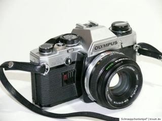 Kamera Olympus OM10 mit Objektiv OM System 11,8 50mm •