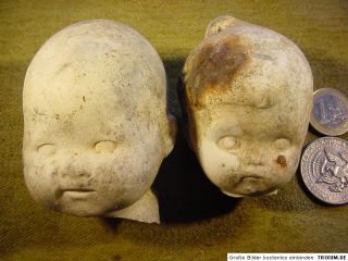 Pfeifenton ,soft porcelain Doll head Hertwig age 1900 Lot 978