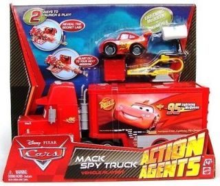 Disney Pixar Cars Action Agents Mack Spy Truck Transporter Vehicle