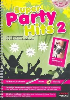 SUPER PARTY HITS 2 •Keyboard Klavier Noten+CD