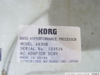 KORG Toneworks AX30B Hyperformance Processor Bastlergerät