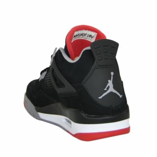 Air Jordan 4 Retro BRED Black, Cement Grey New (308497 089)