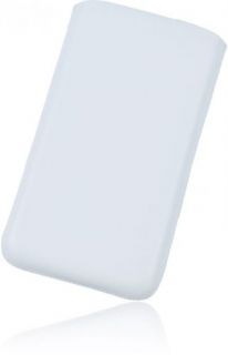 Premium Echt Leder Handy Tasche weiß für HTC Sensation XL Etui Case