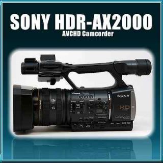 Sony HDR AX2000 AX 2000 HDRAX2000 Digital HD Video Camcorder Camera