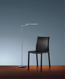 Hansa Design LED Stehleuchte MaxTop Edelstahl Stehlampe LED Lampe