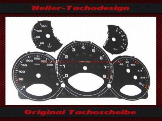 Original Tachoscheibe Porsche 911 997 Tacho US Meilen Cluster Deal