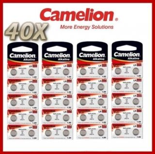 40x Knopfzelle Camelion AG6 LR 921 Premium Alkaline