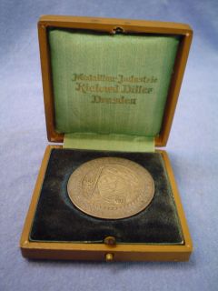 1909   gepunzt 990 Silber Ausstellung der Lössnitzortschaften   R