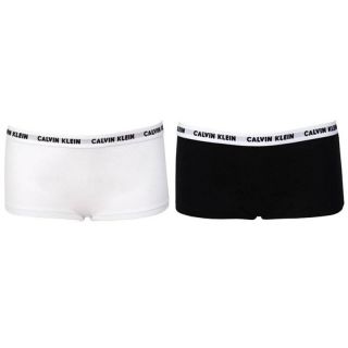 Calvin Klein 2er Pack Mädchen Mini Shorts Panty Slip Unterhose D1441K