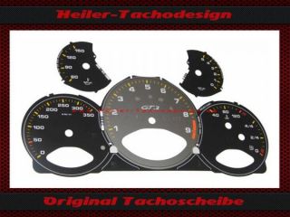 Original Tachoscheibe Porsche 911 997 GT3 Tacho Cluster Deal Meilen