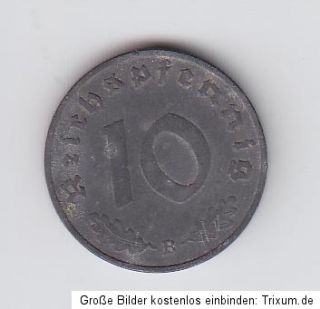 Germany 3. Reich 10 Reichspfennig Pfennig 1940 B (Zk) SS