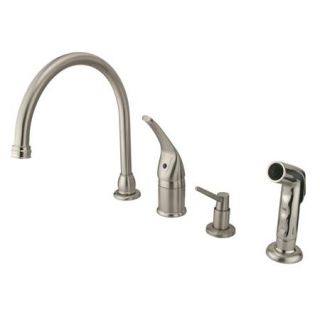 Kingston Brass KB828K8 Chatham Single Lever Handle Kitchen Faucet with