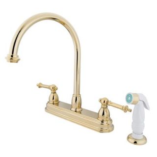 Elements of Design EB3752TL St. Paul Two Handle 8 Kitchen Faucet with