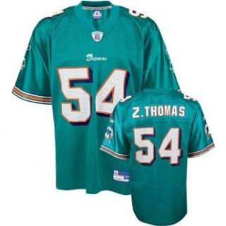 Thomas #54 Miami Dolphins NFL 2007 Teal Youth Replica Jersey Clothing