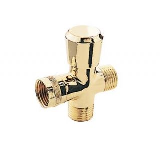Alsons 4923 2010 Deluxe All Brass Push Pull 3 Way Diverter, Brilliance