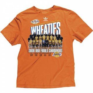 LA Lakers 2009 NBA Champions Wheaties Tee Shirt RARE MD