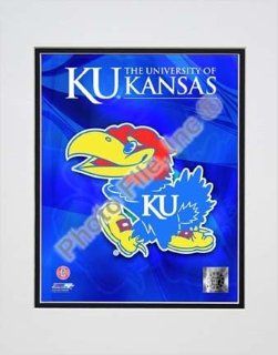 University of Kansas Jayhawks 2009 Logo Double Matted 8