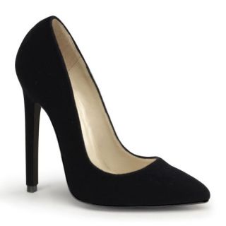 High Heel Dress Shoes Black Velvet Pumps Womens Sexy Shoes Shoes