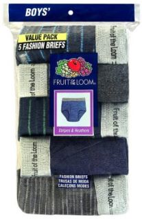 Fruit of the Loom Boys 8 20 Assorted Fashion Brief 5 Pack