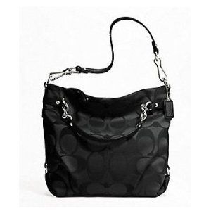 Coach Leather Parker Perforated Op Art Handbag Purse