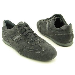  CALVIN KLEIN CK Clay Suede Gray Sneakers Shoes Mens 8.5 Shoes