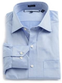 Tommy Hilfiger Mens Twill Dress Shirt Clothing