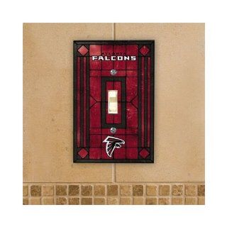 Atlanta Falcons   NFL Art Glass Single Switch Plate Cover