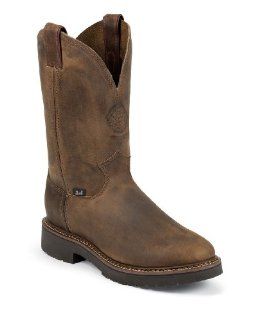 Work Mens Rugged Work Bay Apache Man Made Boot 11.5 D US Shoes