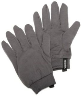 Hestra Merino Wool Liner Glove (Dark Grey, 6) Clothing
