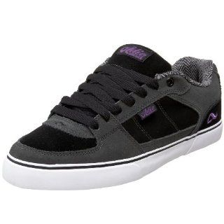  Adio Mens Riviera Skate Shoe,Charcoal/Black/ Purple,5 E US Shoes