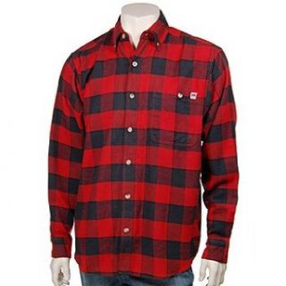 Farmall Flannel Shirt L/S Red/Black 2X Tall Clothing