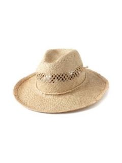 Mar Y Sol Womens Inez Woven Wide Brimmed Fedora   Natural