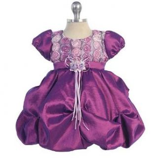 Chic Baby Lilac Rosette Bubble Special Occasion Dress Baby