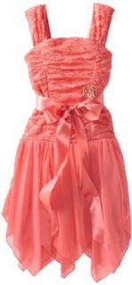 My Michelle Girls 7 16 Cascade Skirt Dress Clothing
