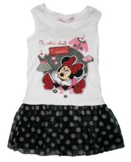 Minnie Mouse Toddler Girls Tulle Skirted Dress (4T