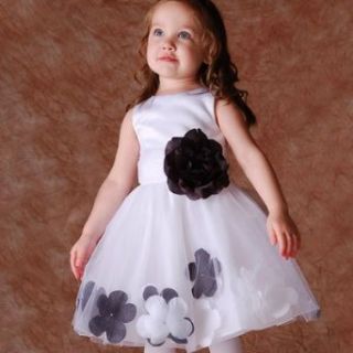 New Little Girls Dress BLACK Special Occasion Easter 14